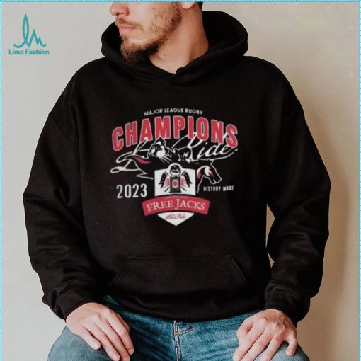 Official Major League Rugby New England Free Jacks Let’S Ride 2023 Champions Crewneck Sweatshirt