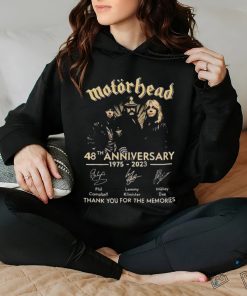 Official Motorhead 48th anniversary 1975 2023 thank you for the memories signatures Shirt