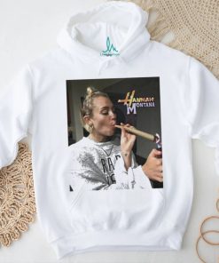 Official Product whitemarket shop hannah Montana smoking weed shirt