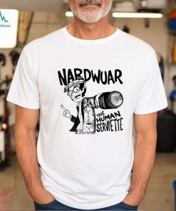 Official Rapalert6 Nardwuar Mic The Human Serviette Shirt