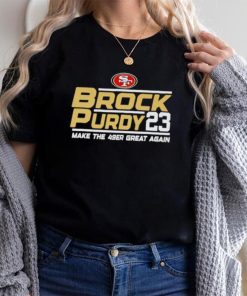 San Francisco 49ers Brock Purdy 23 make the 49er great again shirt -  Limotees