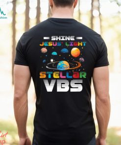 Official Stellar Bible School VBS Shine Jesus Light Christian T Shirt