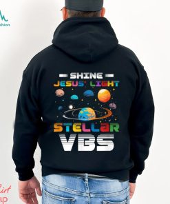 Official Stellar Bible School VBS Shine Jesus Light Christian T Shirt