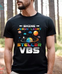 Official Stellar Bible School VBS Shine Jesus Light Christian T Shirt