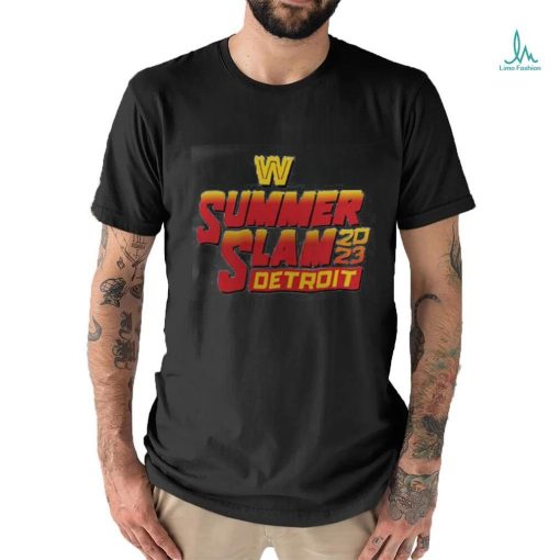 Official Summerslam 2023 Retro Logo Shirt