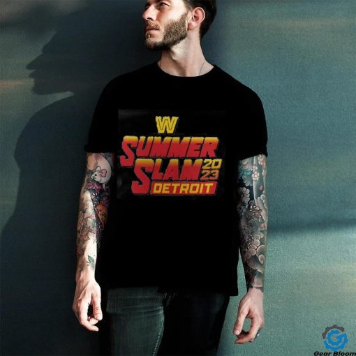 Official Summerslam 2023 Retro Logo Shirt