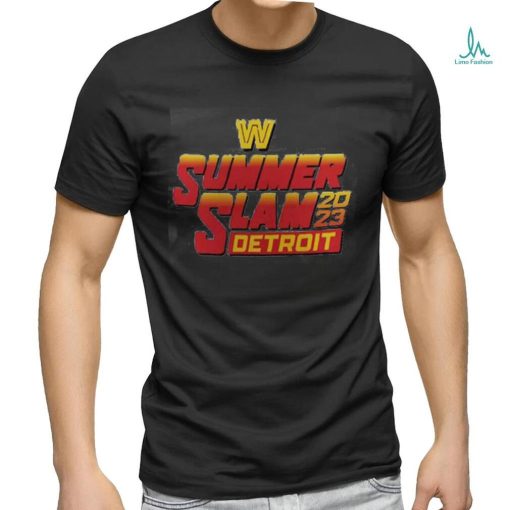 Official Summerslam 2023 Retro Logo Shirt