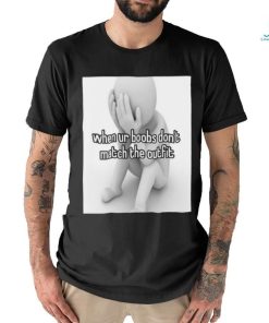 Official The Notorious J.O.V. When Your Boobs Don't Match The Outfit Shirt