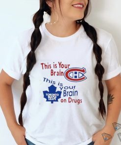 Official This Is Your Brain Montreal Canadiens Toronto Maple Leafs On Drugs Shirt