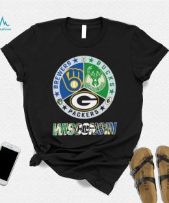 The Badgers Packers Brewers And Bucks Of The Wisconsin Sports Teams Shirt,  hoodie, sweater, long sleeve and tank top