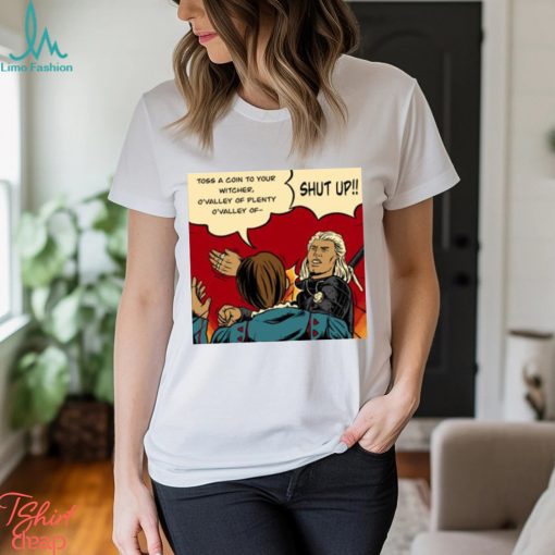 Official Witcher Slap Comic Art The Witcher Shirt