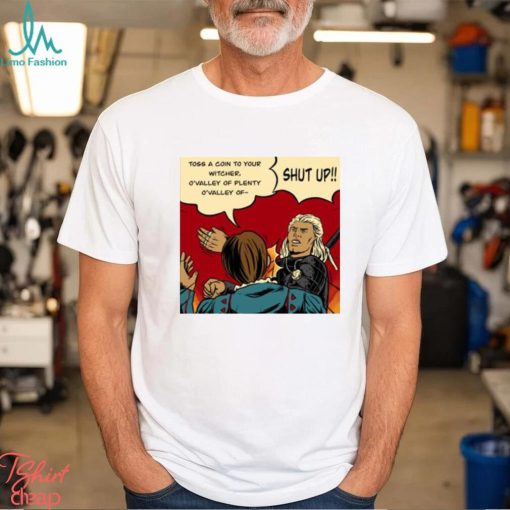 Official Witcher Slap Comic Art The Witcher Shirt