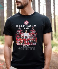 Official alabama Crimson Tide Keep Calm And Beat Auburn T Shirt