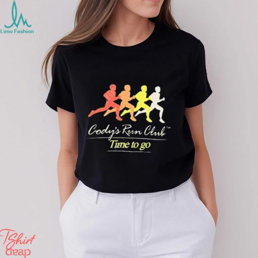 Official cody Ko Merch Cody’s Run Club Time To Go Club Topaz Shirt