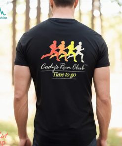 Official cody Ko Merch Cody’s Run Club Time To Go Club Topaz Shirt