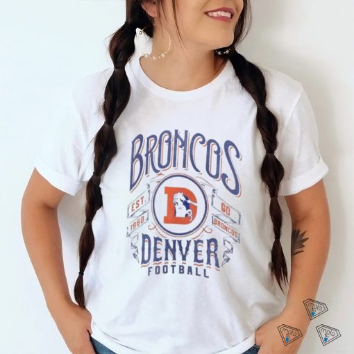 Official denver Broncos NFL x Darius Rucker Vintage Football T Shirt