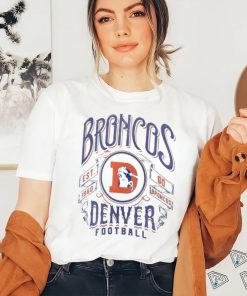 Denver Broncos Team Vintage Art T-Shirt