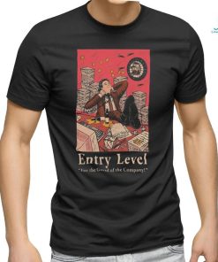 Official entry Level Merch Lazy Worker T Shirt