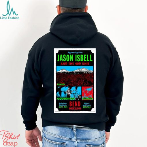 Official jason Isbell Bend, OR Event Tour 2023 Poster Shirt