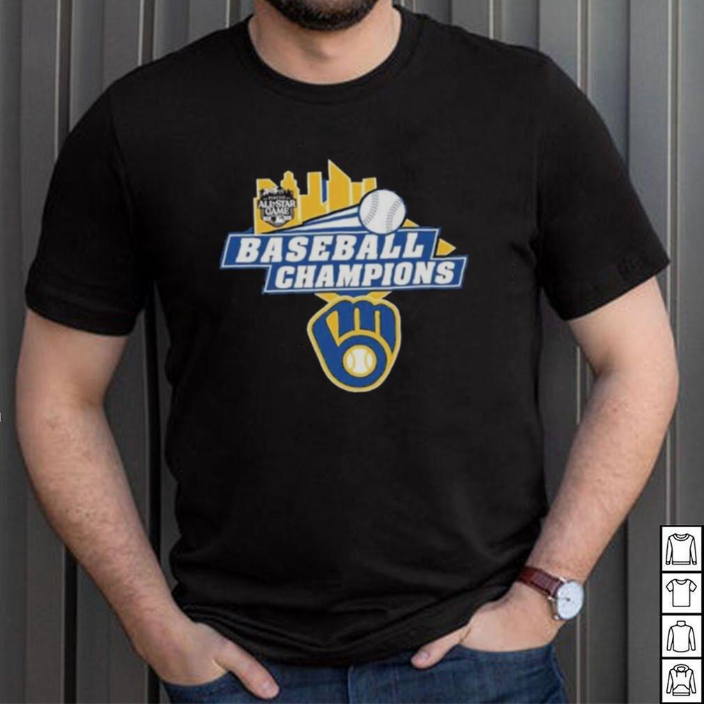 Official milwaukee brewers baseball champions seattle all star game 2023  logo shirt - Limotees