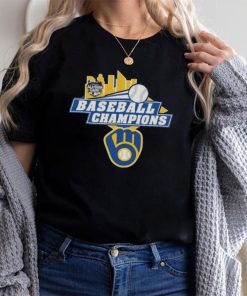 Official milwaukee brewers baseball champions seattle all star game 2023  logo shirt - Limotees