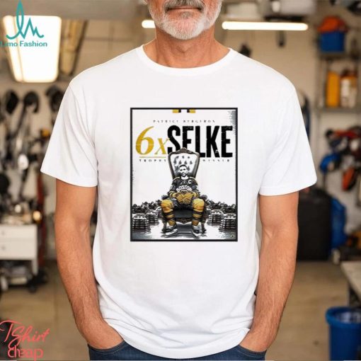 Official patrice Bergeron Boston Bruins Sixth Selke Trophy NHL Winner Shirt