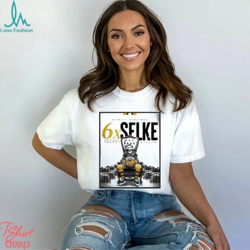 Official patrice Bergeron Boston Bruins Sixth Selke Trophy NHL Winner Shirt