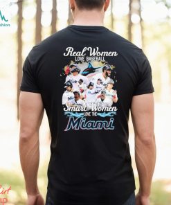 Official real Women Love Baseball Smart Women Love The Miami Marlins Shirt  - Limotees