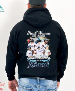 Official real Women Love Baseball Smart Women Love The Miami Marlins Shirt