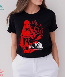 Official rwby 10th anniversary shirt