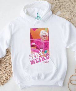 Official stay weird Barbie the movie photo t shirt