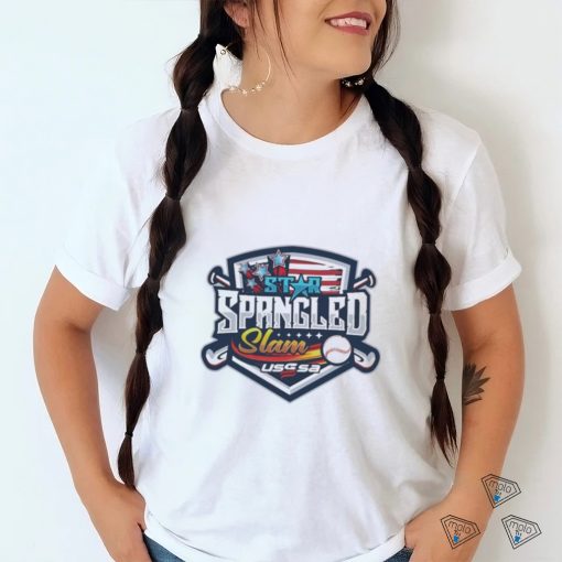 Official uSSSA California Baseball Star Spangled Slam 2023 logo shirt