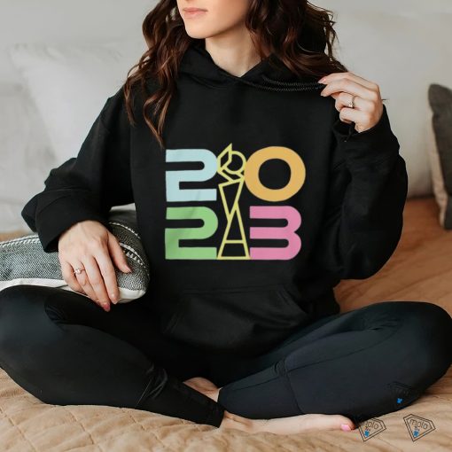 Official women’S World Cup 2023 Trophy Logo Tee Shirt
