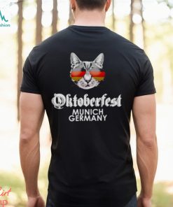 Oktoberfest Cat Munich Germany flag shirt