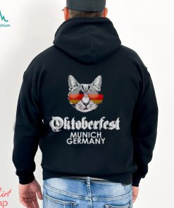 Oktoberfest Cat Munich Germany flag shirt