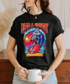 Original Dead And Company Skull Surfing Shirt