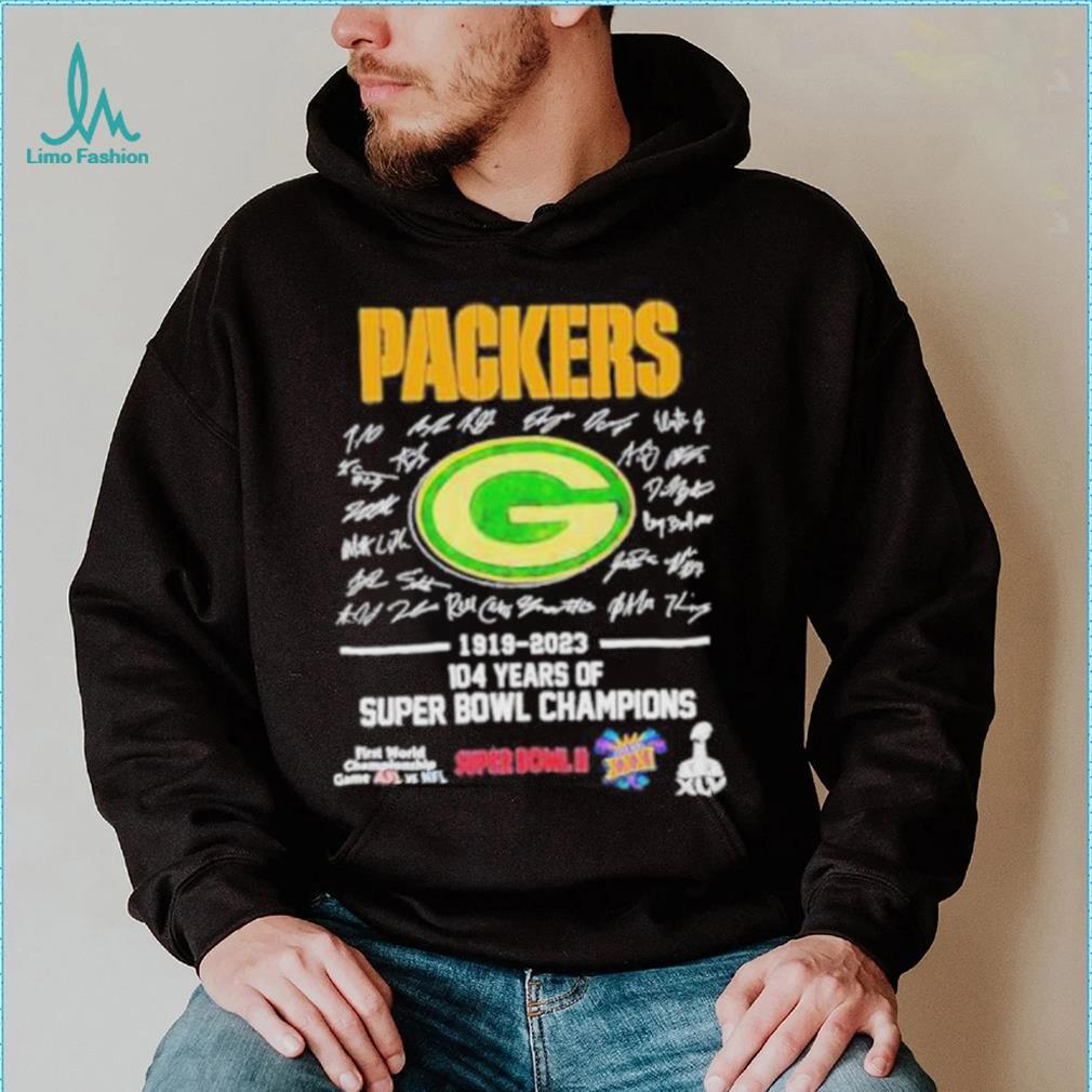 Funny green Bay Packers NFL Champions football logo T-shirt