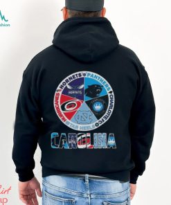 Original carolina Sport team Carolina Hornets Panthers Charlotte Fc Tar Heels and Hurricanes shirt