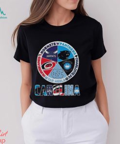 Original carolina Sport team Carolina Hornets Panthers Charlotte Fc Tar Heels and Hurricanes shirt