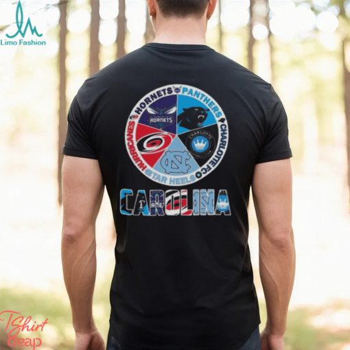 Original carolina Sport team Carolina Hornets Panthers Charlotte Fc Tar Heels and Hurricanes shirt