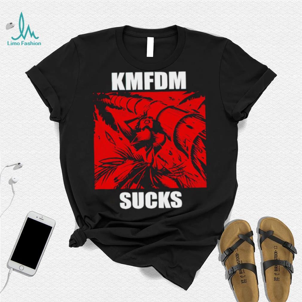 Original kmfdm Sucks Blood Red Rare Shirt - Limotees