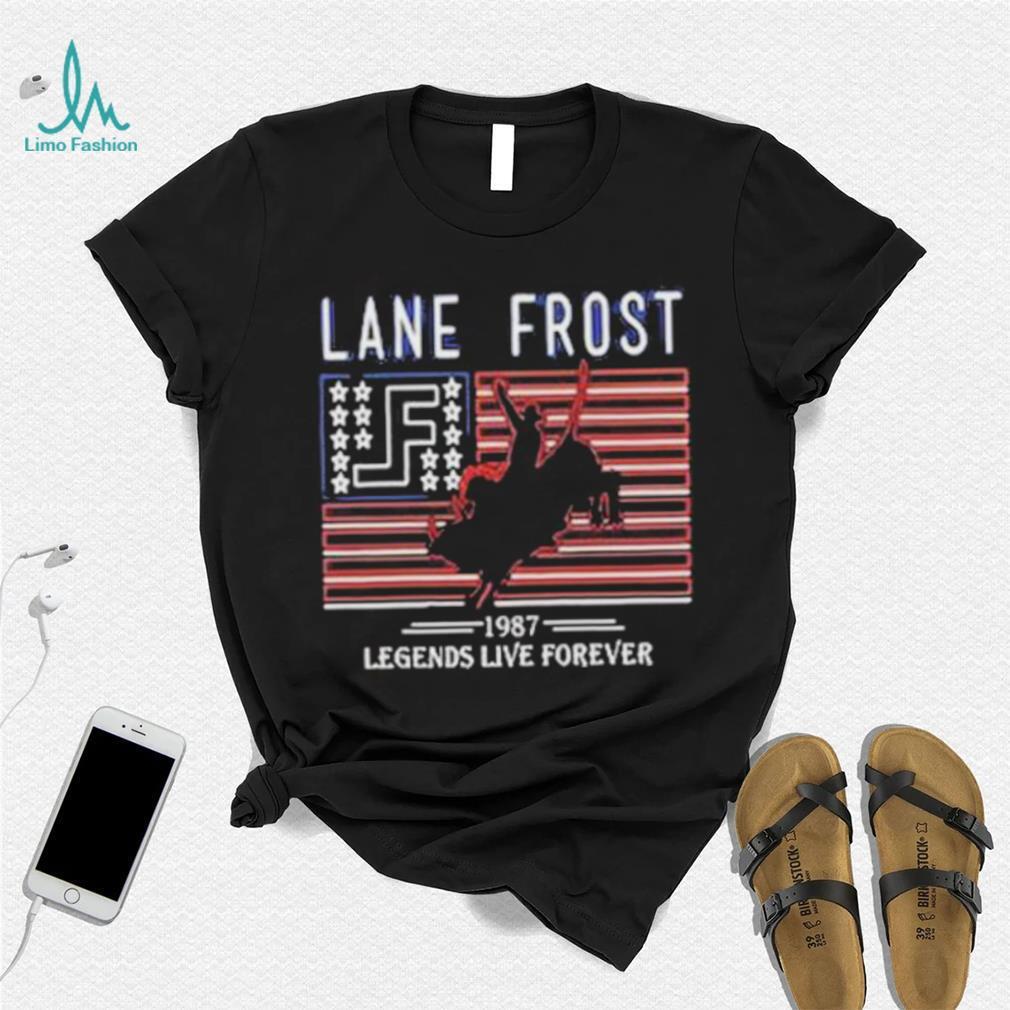 Original lane Frost 1987 legends live forever shirt Original lane Frost 1987 legends live forever shirt