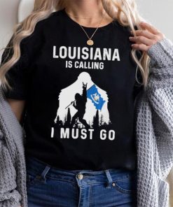 Original louisiana is calling I must go Bigfoot flag shirt - Limotees