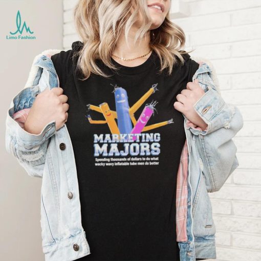 Original marketing Majors Wacky Wavy Inflatable Tube Men T Shirt