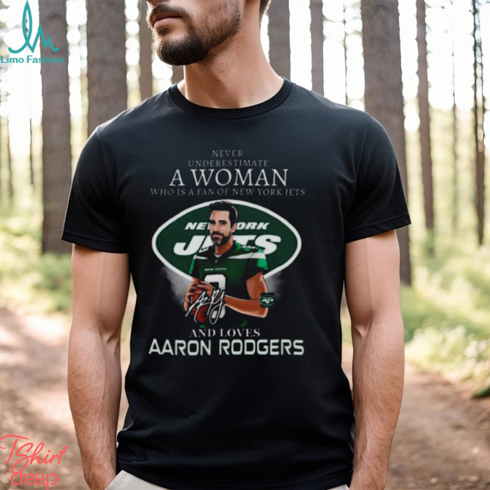 Aaron Rodgers New York Jets signature shirt, hoodie, sweater, long