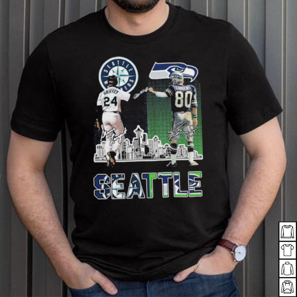 Hearts Seattle Seahawks And Seattle Mariners Shirt - Limotees