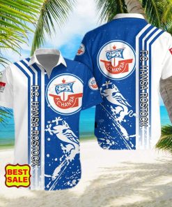 Ostseestadion 2 Bundesliga Hansa Rostock Aloha Style 6 Big Logo Hawaiian Shirt For Fans hawaiian shirt