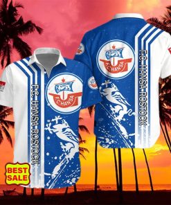 Ostseestadion 2 Bundesliga Hansa Rostock Aloha Style 6 Big Logo Hawaiian Shirt For Fans hawaiian shirt