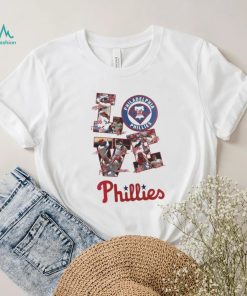 PHILADELPHIA PHILLIES LOVE TEAM 2023 BASEBALL SIGNATURES SHIRT