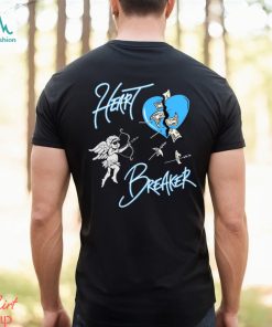 PLANET OF GRAPES HEART BREAKER NAVY T SHIRT